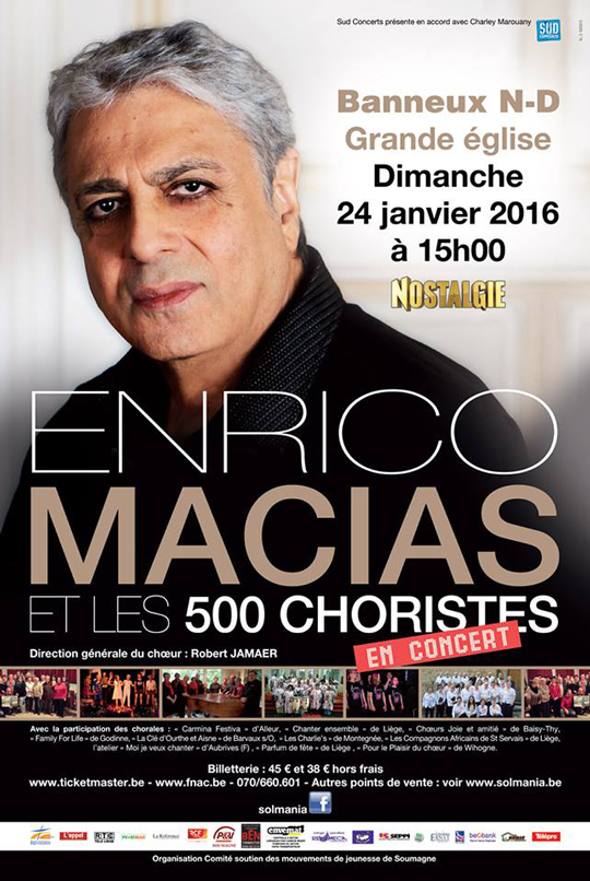 Enrico Macias et les 500 choristes