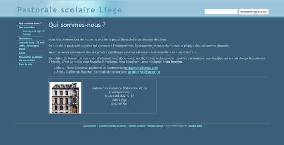 Site de la pastorale scolaire